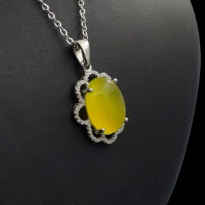 گردنبند شرف الشمس زنانه نقره