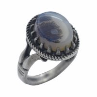 انگشتر شجر مردانه نقره کد{10953}