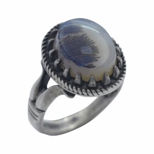 انگشتر شجر مردانه نقره کد{10953}