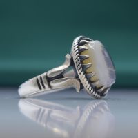 انگشتر شجر مردانه نقره کد{10953}