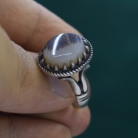 انگشتر شجر مردانه نقره کد{10953}