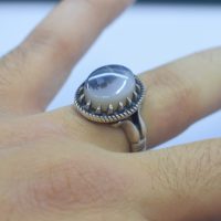 انگشتر شجر مردانه نقره کد{10953}