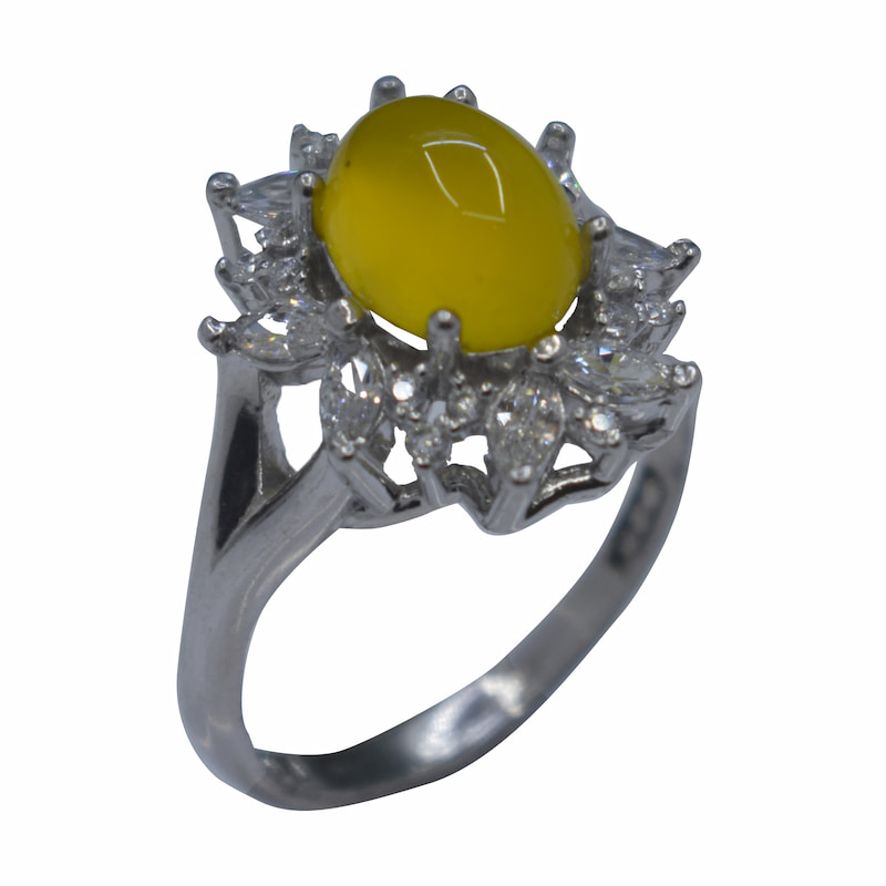 انگشتر شرف الشمس زنانه نقره کد{10951} (1) انگشتر شرف الشمس زنانه نقره کد{10951}