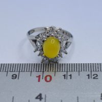 انگشتر شرف الشمس زنانه نقره کد{10951}