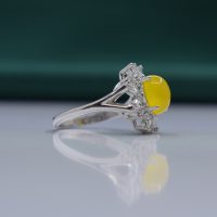 انگشتر شرف الشمس زنانه نقره کد{10951}