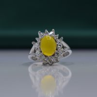 انگشتر شرف الشمس زنانه نقره کد{10951}