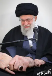 انگشتر عقیق آیت الله خامنه ای