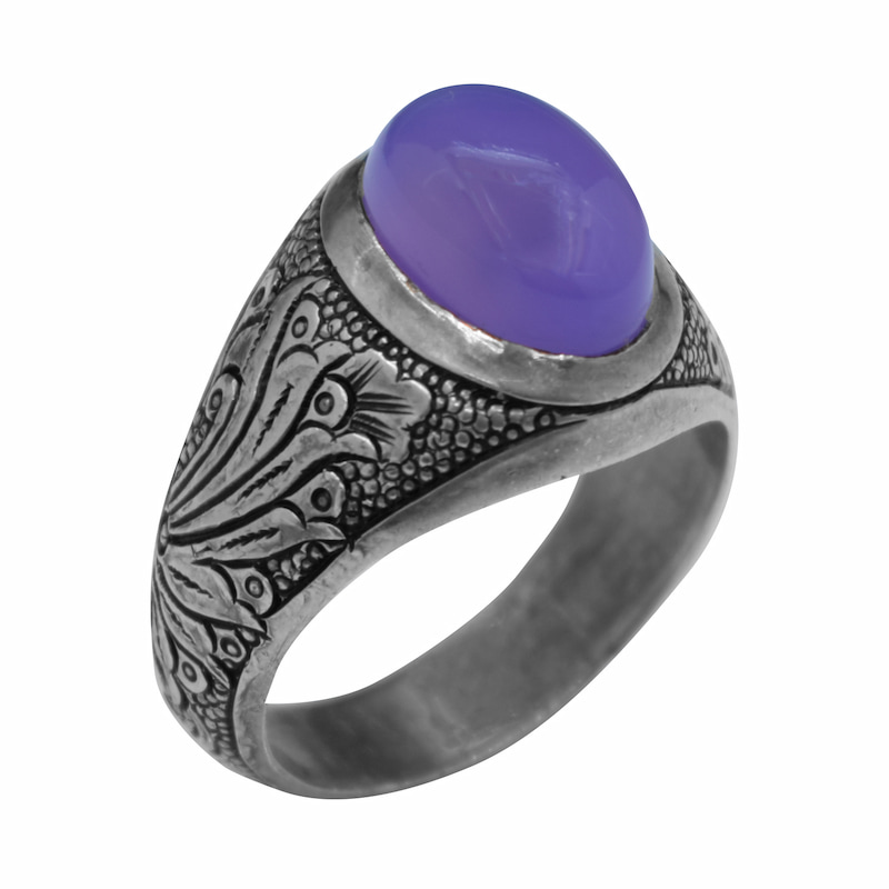 انگشتر عقیق یاسی یمنی مردانه نقره دست ساز طرح قلمزنی کد{10947} انگشتر عقیق یاسی یمنی مردانه نقره دست ساز طرح قلمزنی کد{10947}