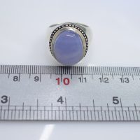 انگشتر فاخر عقیق کبود یمنی مردانه نقره دست ساز طرح فیلی ساده