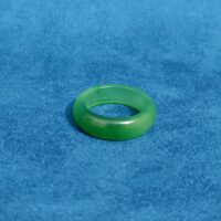 حلقه عقیق سنگ اصل مردانه و زنانه سبز