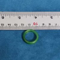 حلقه عقیق سنگ اصل مردانه و زنانه رنگ سبز