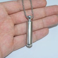 محفظه حرز امام جواد علیه السلام استیل + زنجیر استیل طرح ویتالی کد{101040}
